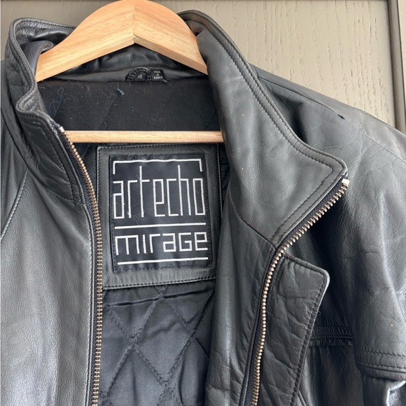 Artecho Mirage 100% leather zip motorcycle jacket - Picture 4 of 9